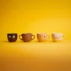 Coffee Colors: Juego de 4 tazas de café espresso