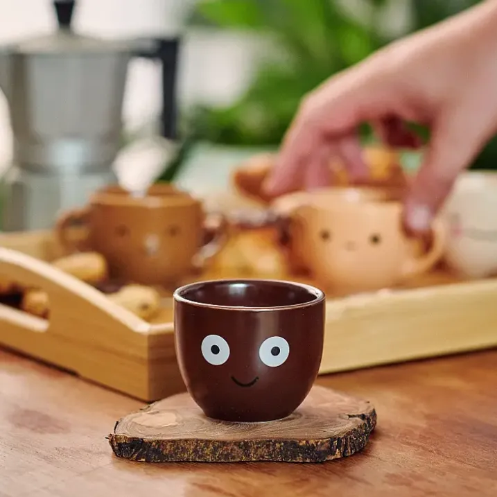 Coffee Colors: Juego de 4 tazas de café espresso