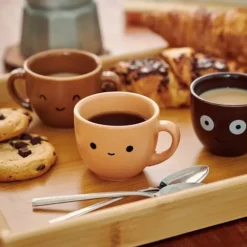 Coffee Colors: Juego de 4 tazas de café espresso