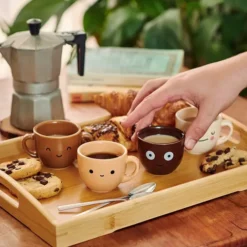 Coffee Colors: Juego de 4 tazas de café espresso