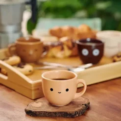 Coffee Colors: Juego de 4 tazas de café espresso