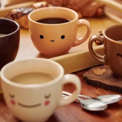 Coffee Colors: Juego de 4 tazas de café