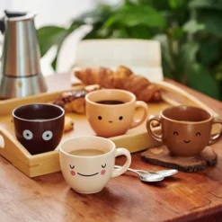 Coffee Colors: Juego de 4 tazas de café