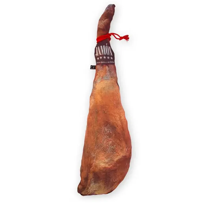 Cojín con forma de jamón ibérico de bellota