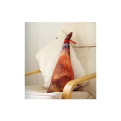 Cojín con forma de jamón ibérico de bellota
