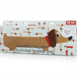 Cojín térmico con forma de perro salchicha