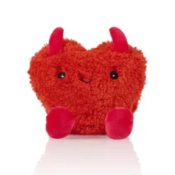 Cojín térmico con semillas en forma de corazón