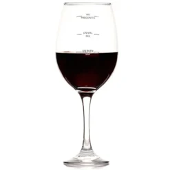 Copa de vino con estados de ánimo ¿Qué tal tu día?