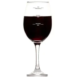 Copa de vino con estados de ánimo ¿Qué tal tu día?