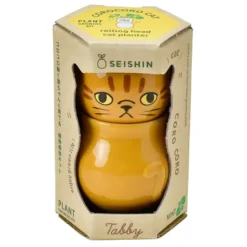 Corocoro mini maceta con autorriego en forma de gatito