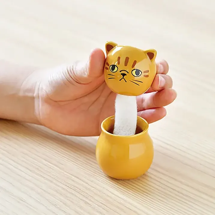 Corocoro mini maceta con autorriego en forma de gatito