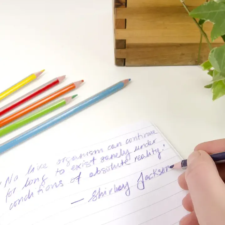 Cuaderno con mensaje Los unicornios no existen