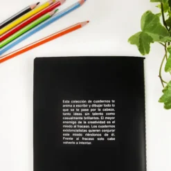 Cuaderno con mensaje Los unicornios no existen