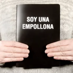 Cuaderno con mensaje para empollones