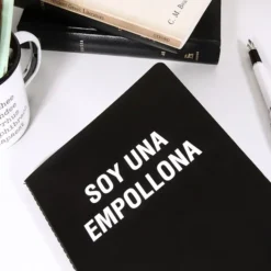 Cuaderno con mensaje para empollones