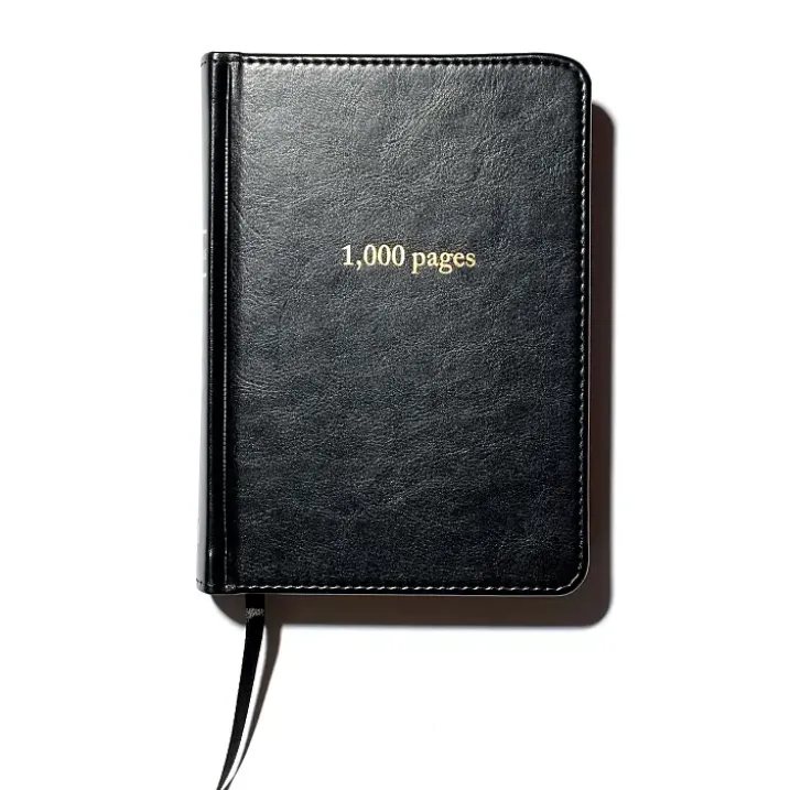 Cuaderno de 1.000 páginas estilo vintage