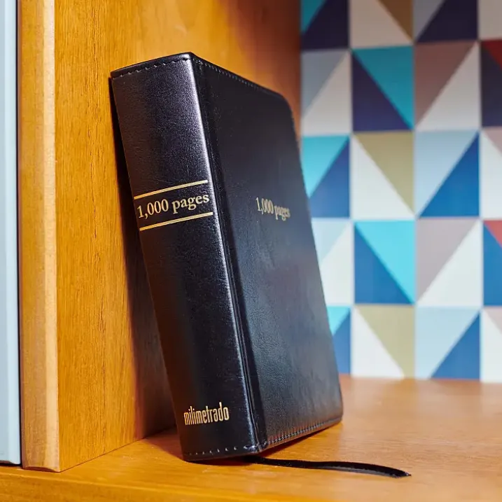Cuaderno de 1.000 páginas estilo vintage