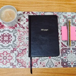 Cuaderno de 500 páginas estilo vintage