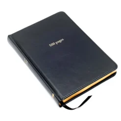 Cuaderno de 500 páginas estilo vintage