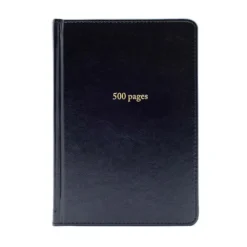 Cuaderno de 500 páginas estilo vintage