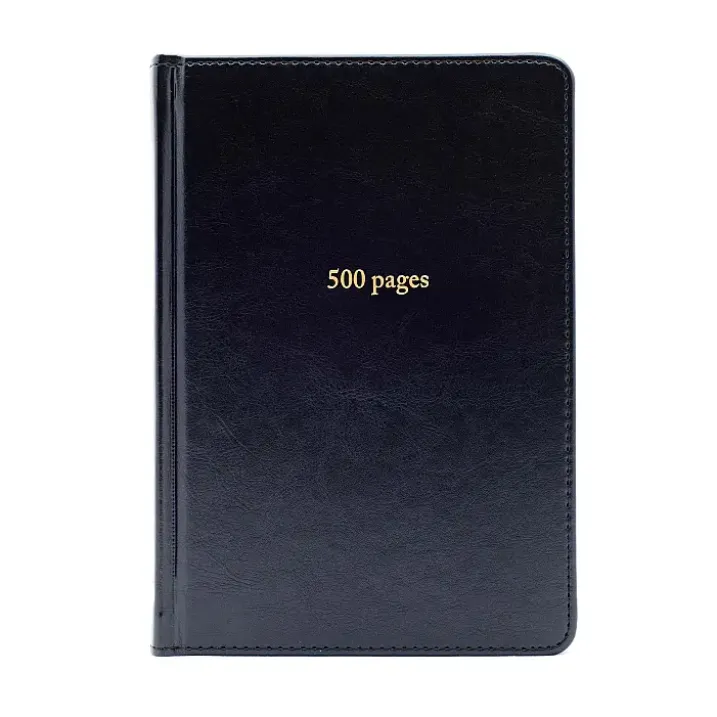 Cuaderno de 500 páginas estilo vintage