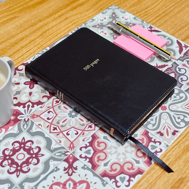 Cuaderno de 500 páginas estilo vintage