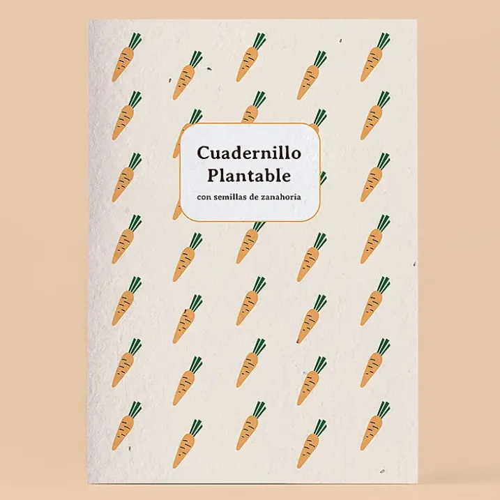 Cuaderno plantable con semillas