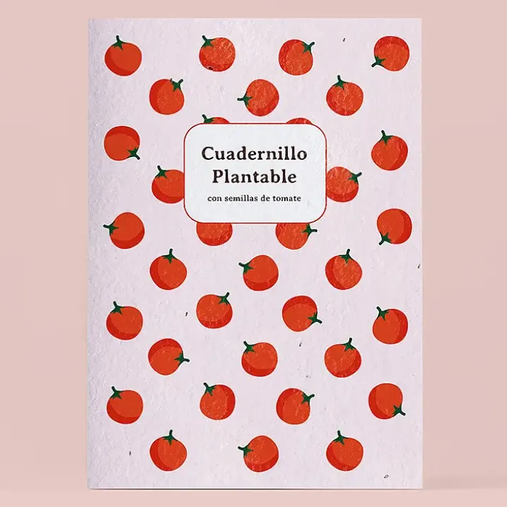 Cuaderno plantable con semillas