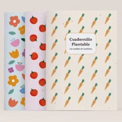 Cuaderno plantable con semillas