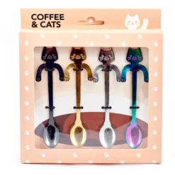 Cucharas de café con forma de gatitos