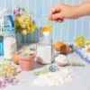 Cucharas medidoras en forma de flor con maceta