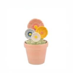 Cucharas medidoras en forma de flor con maceta