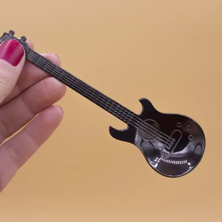 Cucharillas guitarra eléctrica. Coffee & Rock