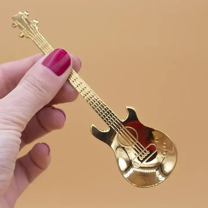 Cucharillas guitarra eléctrica. Coffee & Rock