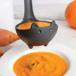 Cucharón en forma de gato