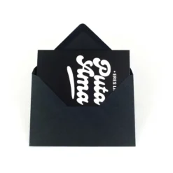 Divertida tarjeta de felicitación para sobradas