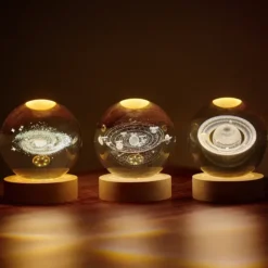 El universo en una bola de cristal luminosa