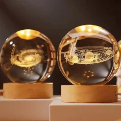 El universo en una bola de cristal luminosa