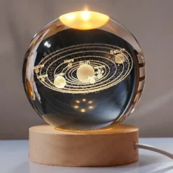 El universo en una bola de cristal luminosa