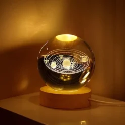 El universo en una bola de cristal luminosa