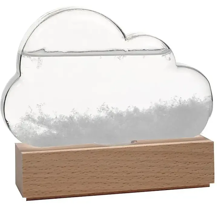 Estación de predicción del tiempo con forma de nube