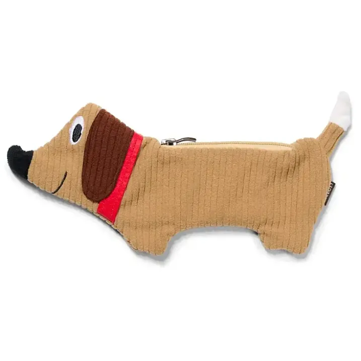 Estuche en forma de perro salchicha