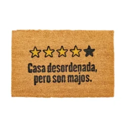 Felpudo original Casa desordenada, pero son majos