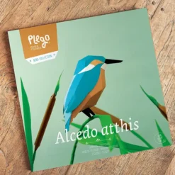 Figuras de papel 3D de pájaros de Plego