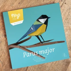Figuras de papel 3D de pájaros de Plego
