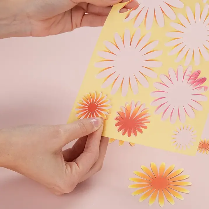 Flor de papel para montar