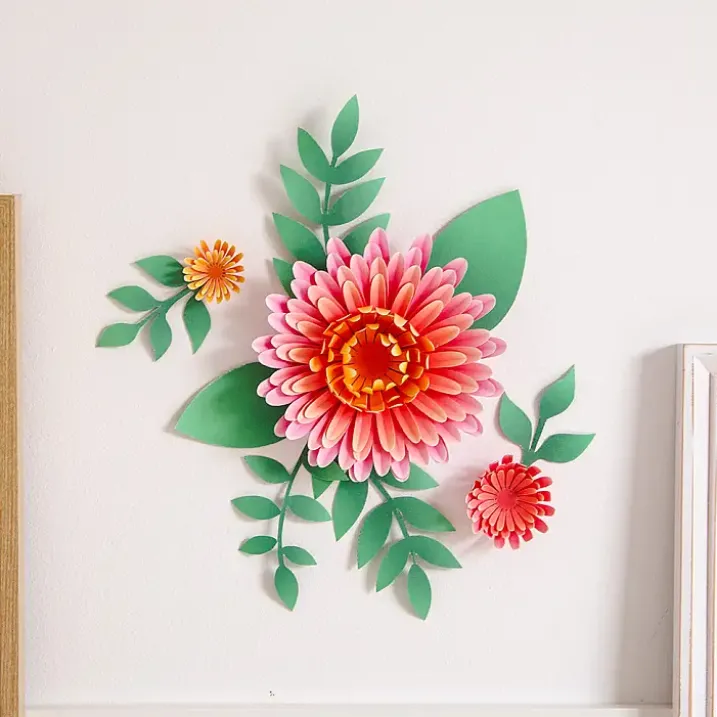Flor de papel para montar