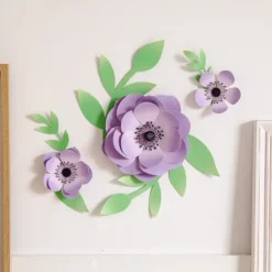 Flor de papel para montar
