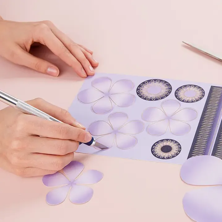 Flor de papel para montar
