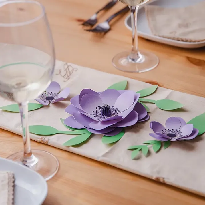 Flor de papel para montar
